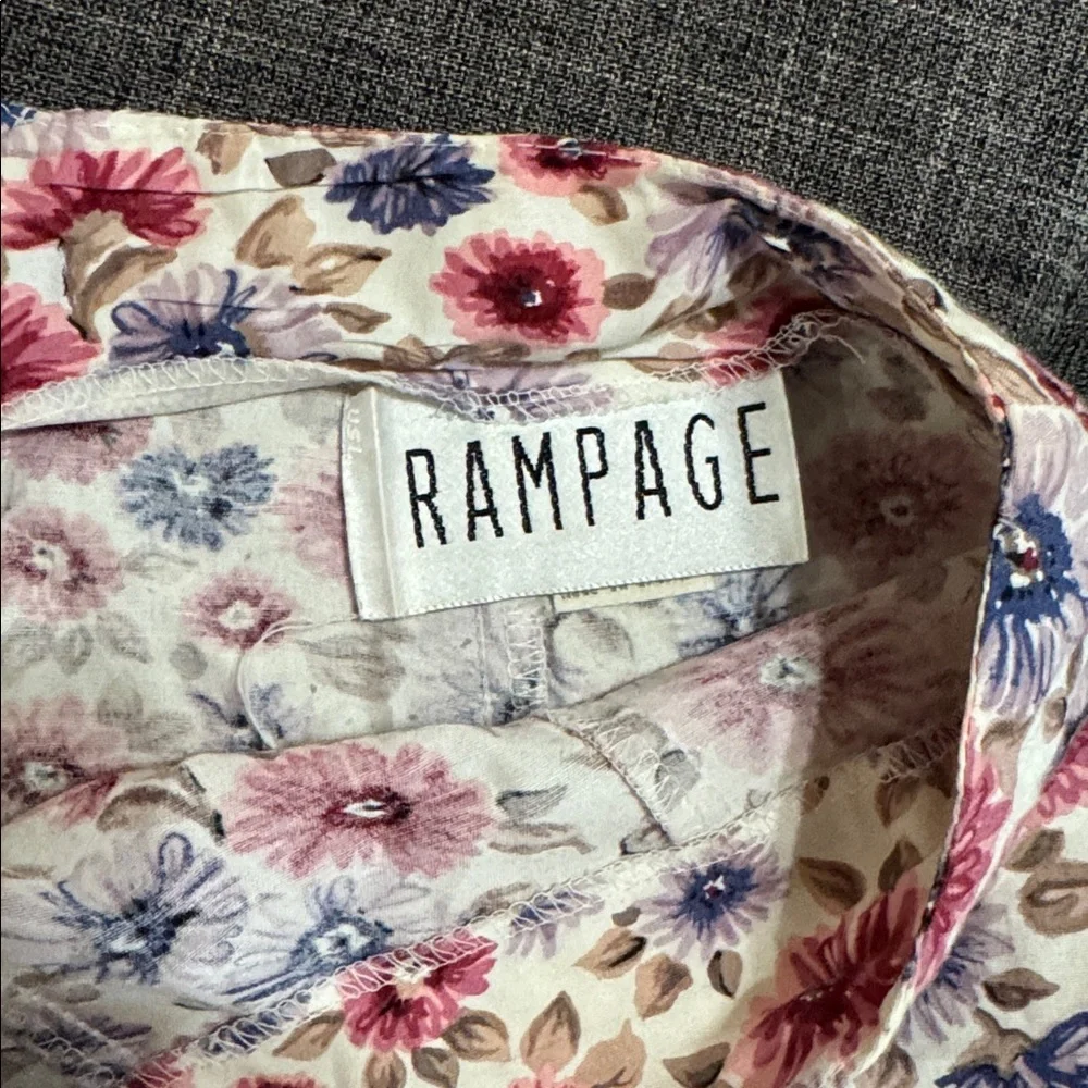 Vintage Rampage Floral Shorts 90s Y2K High Waist Cottagecore